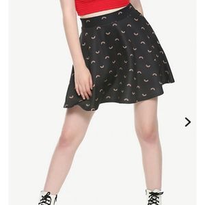 Hot topic rainbow pride skirt